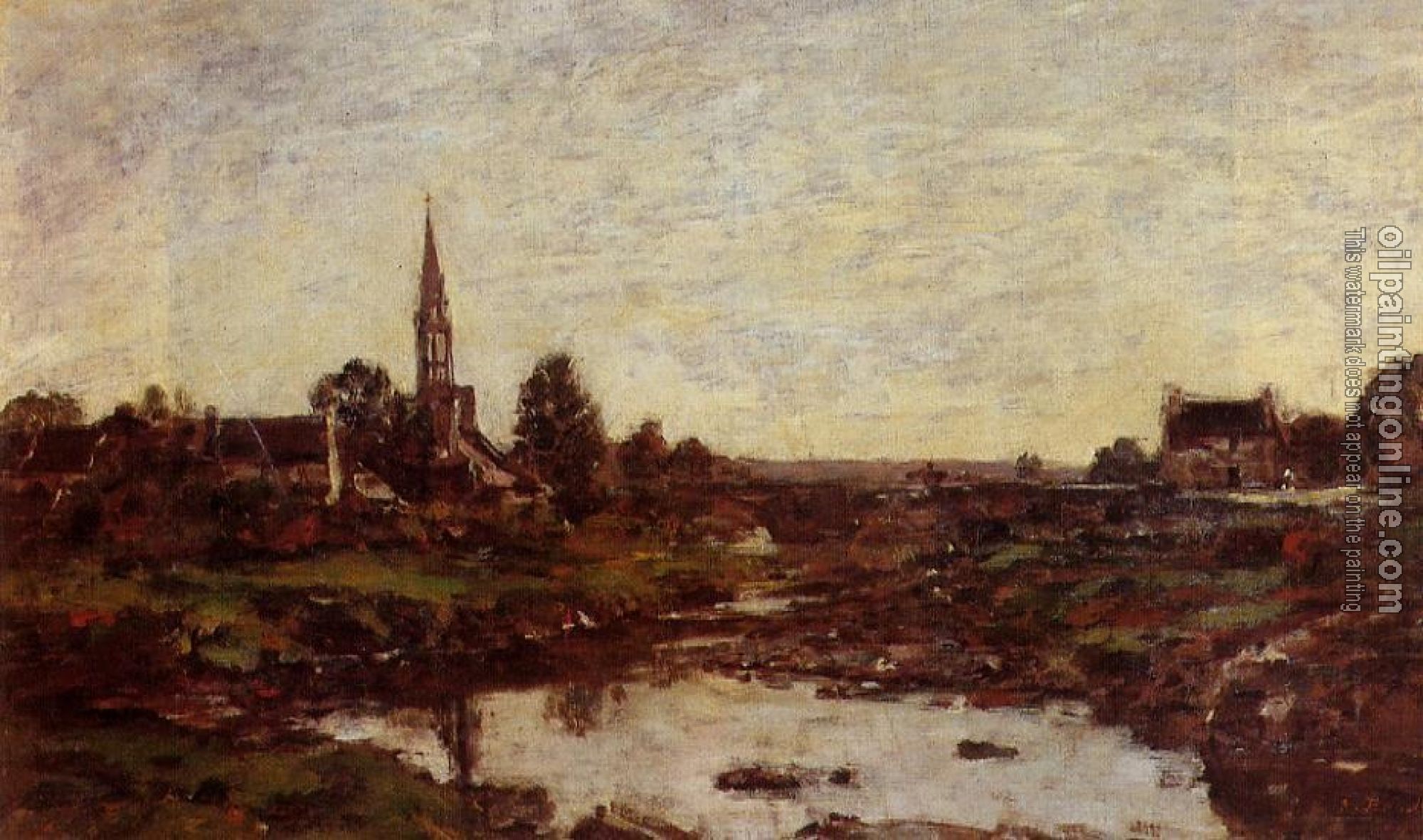 Boudin, Eugene - Village in Brittany